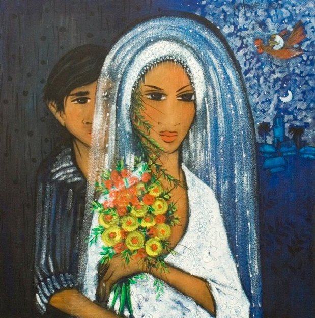 La boda azul // 70 x 68 cm // 2010