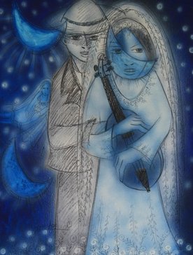La boda de la luna //  84 cm x 58 cm //   2007 