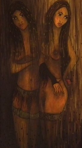Las prostitutas // 127 x 60 cm // 2010